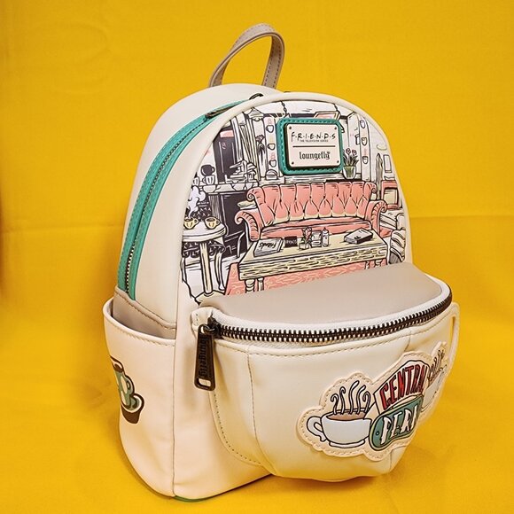 Loungefly Friends 90s TV Central Perk Domed Coffee Mug Scented Mini Backpack NEW main image 9